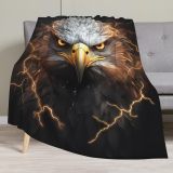 Lightning Eagle Throw Blanket