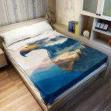 Cozy Eagle Print Blanket