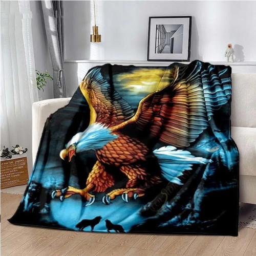 Eagle Printed Blanket