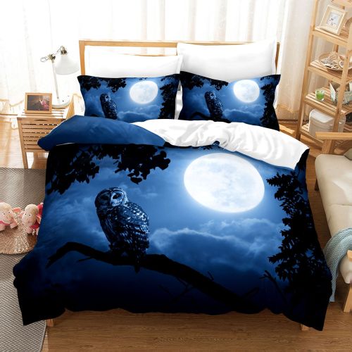 Owl Moon Bed Set