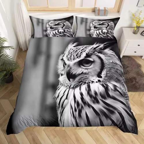 Owl Pattern Bed Set