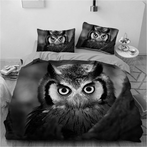 Bird Owl Bed Set