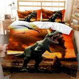 Cartoon Dinosaur Print Bed Set