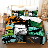 Cartoon Dinosaur Pattern Bed Set