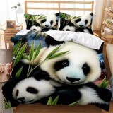 Mom And Baby Panda Bed Set