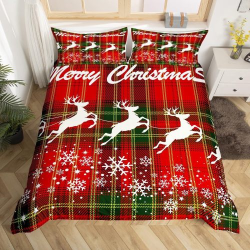 Merry Christmas Deer Bed Set