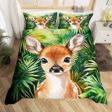Tropical Deer Bed Set