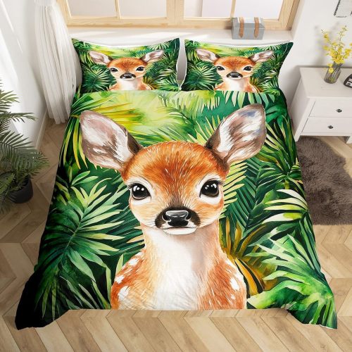 Tropical Deer Bed Set
