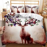Father And Son Deer Print Bed Set