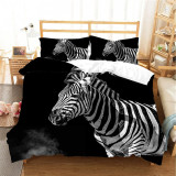 Safari Zebra Print Bed Set