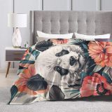 Blossom Giant Panda Print Blanket
