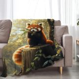 Animal Red Panda Print Blanket