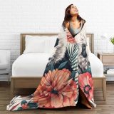 Blossom Giant Panda Print Blanket