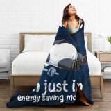 I'm Not Lazy Panda Blanket