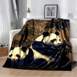 Panda Printed Fleece Blanket