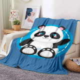 Kids Kawaii Panda Blanket