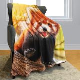 Animal Red Panda Print Blanket