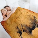 Soft Elephant Print Blanket