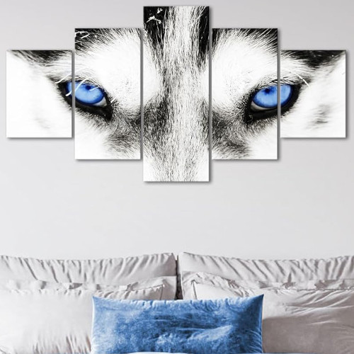 Wolf Eye Print Canvas Painting