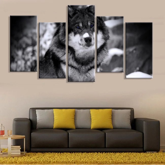 Wolf Canvas Painting