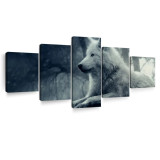 Wolf Art Print Canvas Painting