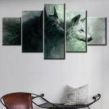 Wolf Couples Print Canvas Painting