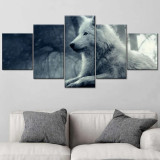 Wolf Art Print Canvas Painting