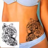 Rose Tiger Tattoo