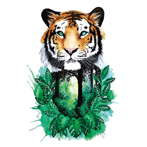 Forest Tiger Tattoo