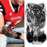 Tiger And Forest Tattoo
