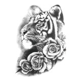 Rose Tiger Tattoo