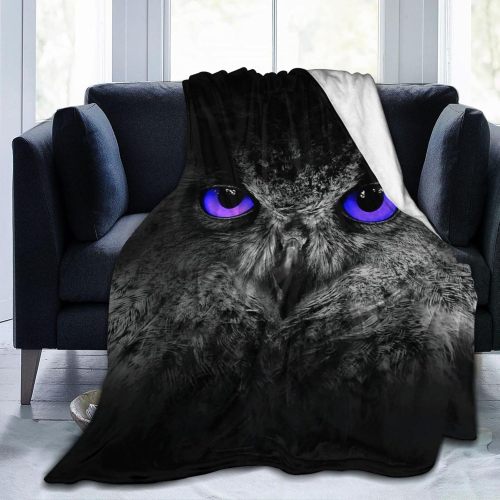 3D Owl Face Fleece Blanket