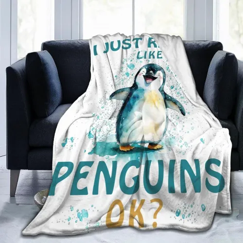 I Just Really Like Penguins Blanket