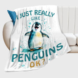 I Just Really Like Penguins Blanket