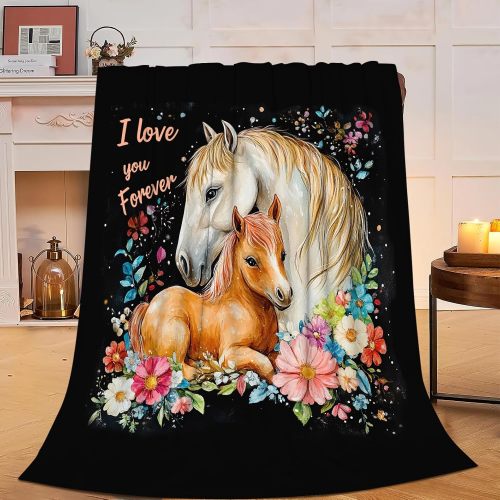 I Love You Forever Horse Blanket
