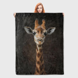 Animal Giraffe Plush Blanket