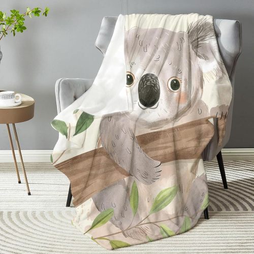 Cartoon Koala Flannel Blanket