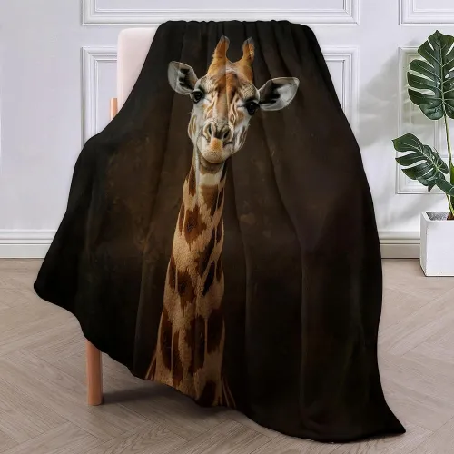 Animal Giraffe Plush Blanket