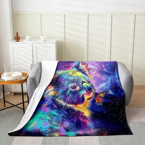 Koala Galaxy Print Blanket