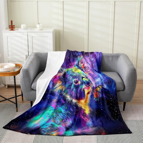Koala Galaxy Print Blanket