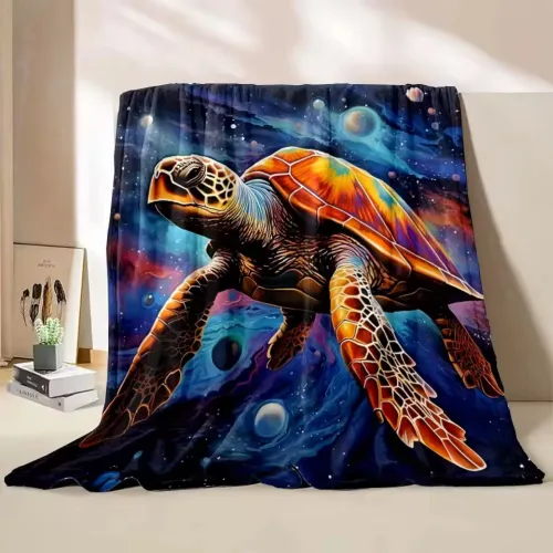 Cosmic Turtle Pattern Blanket