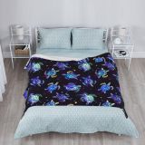 Cozy Sea Turtle Themed Fleece Blanket