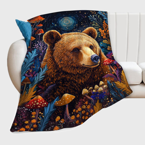 Fairy Tale Bear Plush Blanket