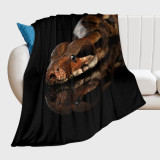 3D Animal Snake Plush Blanket