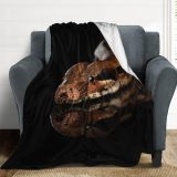 3D Animal Snake Plush Blanket