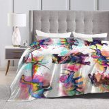 Dinosaurs Pattern Soft Couch Blanket