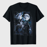 Three Wolf Howling At The Moon T-Shirt