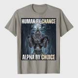 Human By Chance Alpha By Choice Wolf Ripping T-Shirt