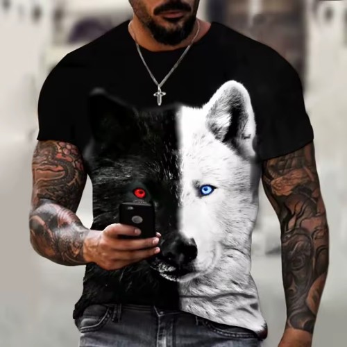 Yin Yang Wolf T-Shirt