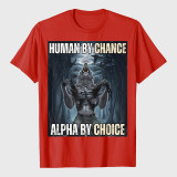 Human By Chance Alpha By Choice Wolf Ripping T-Shirt